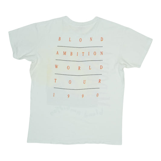 1990 Madonna Blond Ambition World Tour Shirt Back