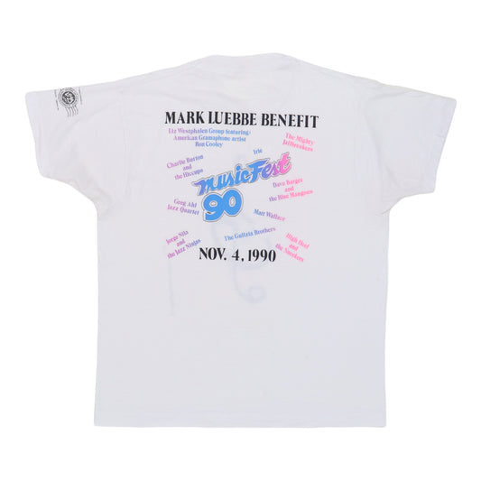 1990 Musicfest Benefit Shirt Back