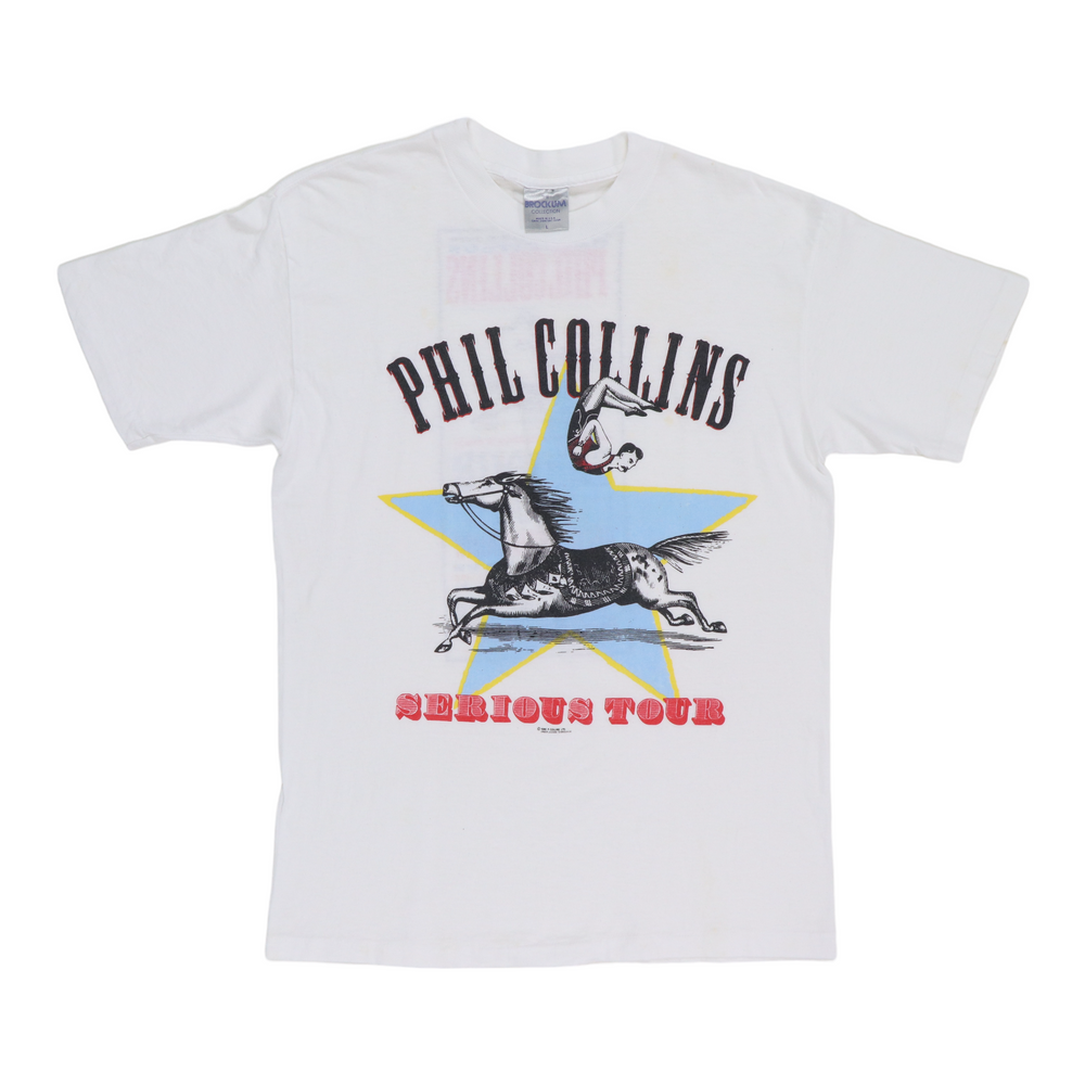 1990 Phil Collins Serious Tour Shirt