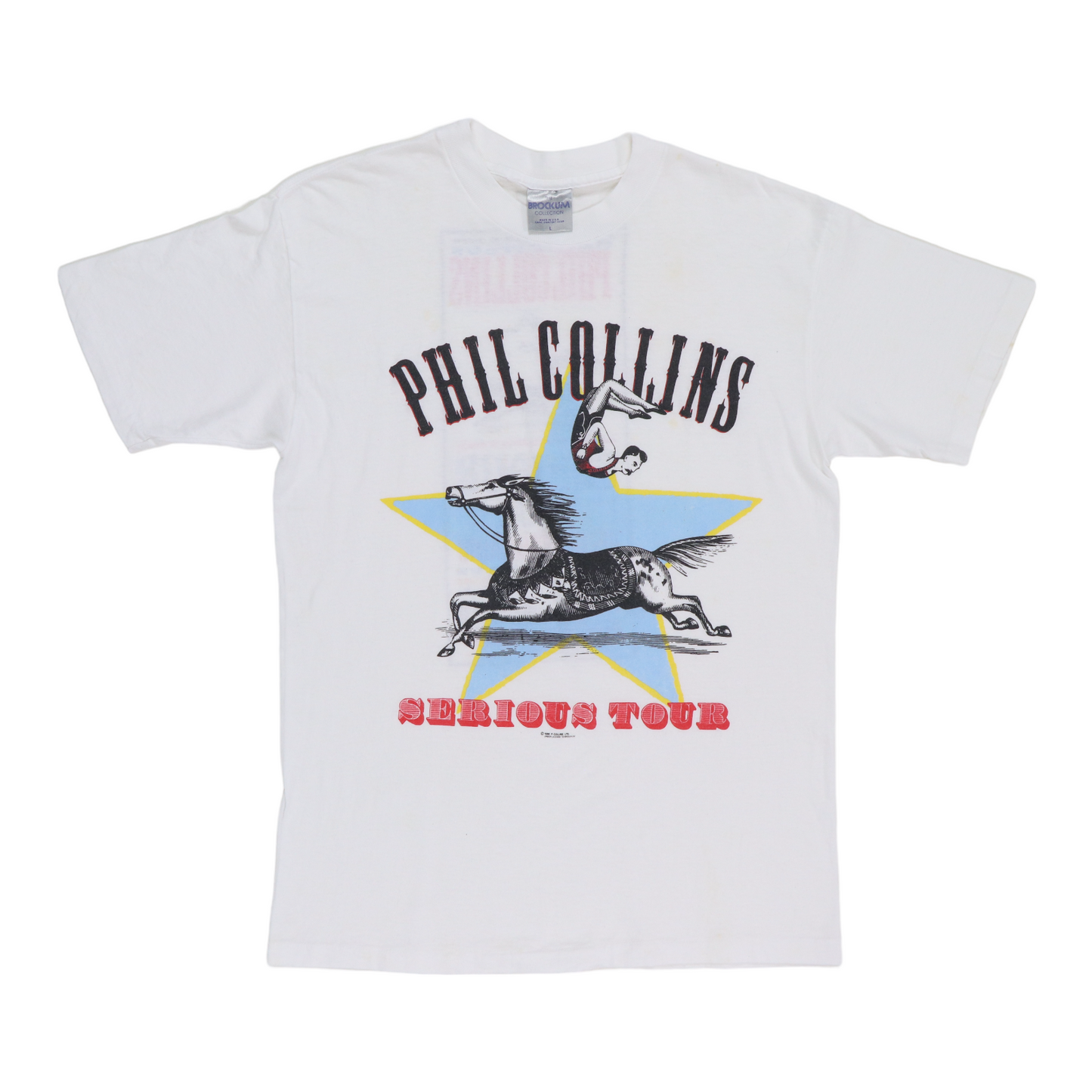 1990 Phil Collins Serious Tour Shirt