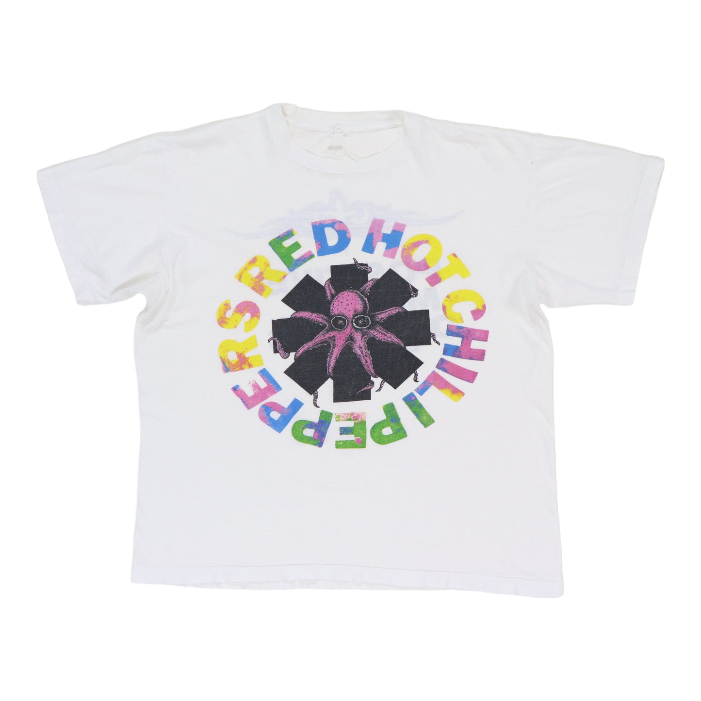 1990 Red Hot Chili Peppers Positive Mental Octopus Shirt