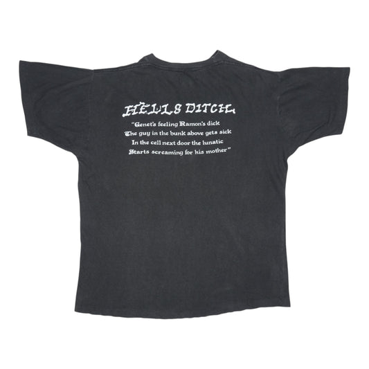 1990 The Pogues Hell's Ditch Shirt Back