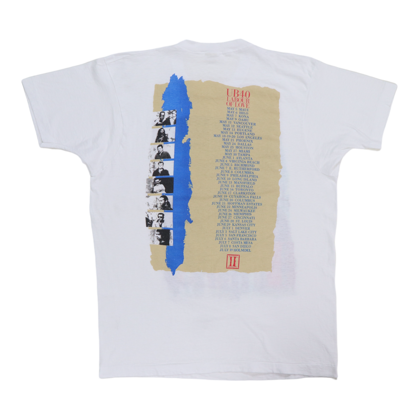 1990 UB40 Labour Of Love Tour Shirt