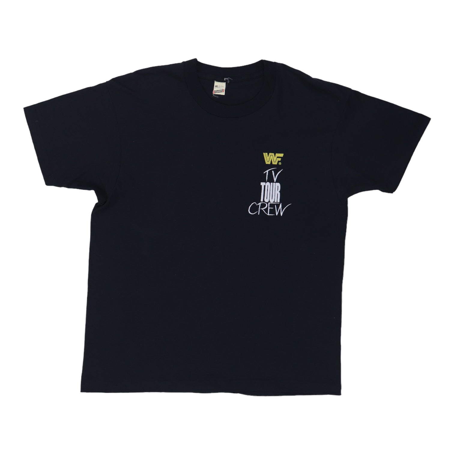 1990-WWF-TV-Crew-Tour-Shirt-