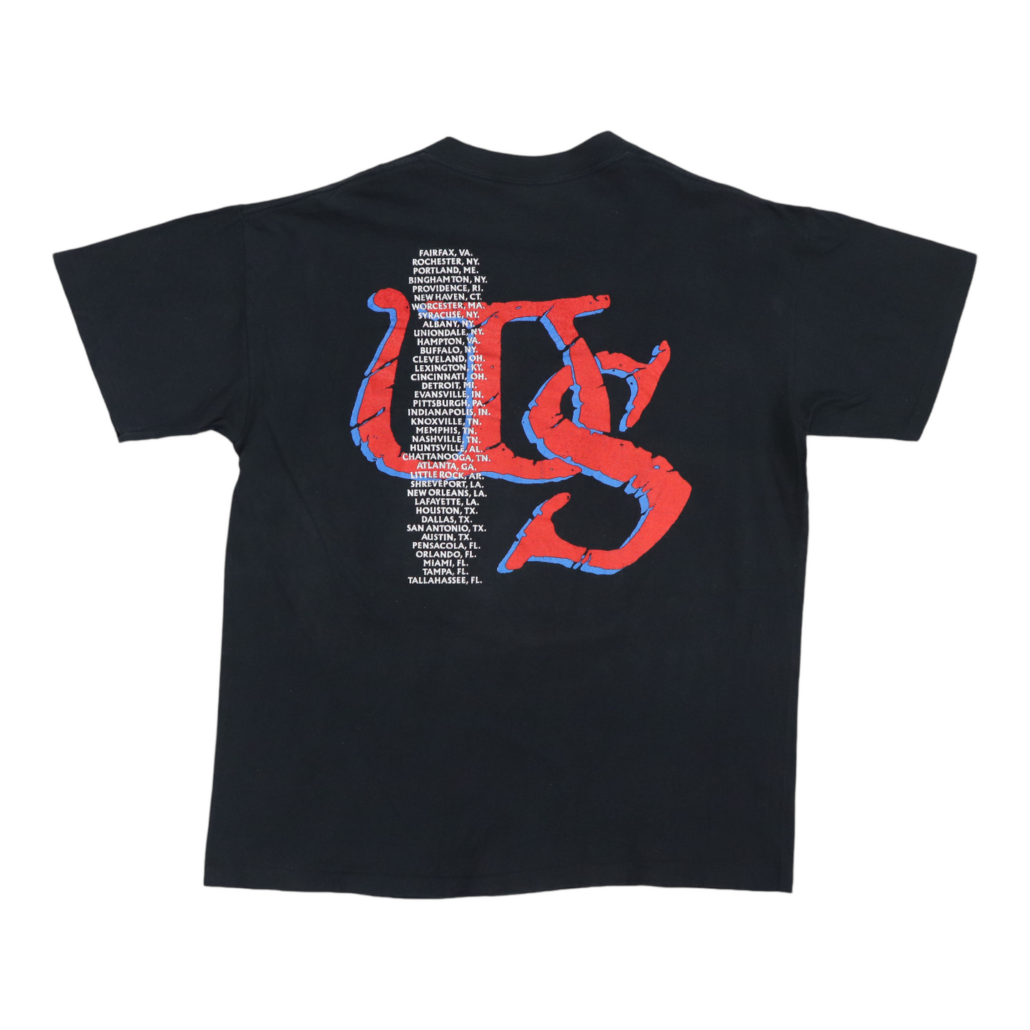 1990 Whitesnake David Coverdale Tour Shirt Back