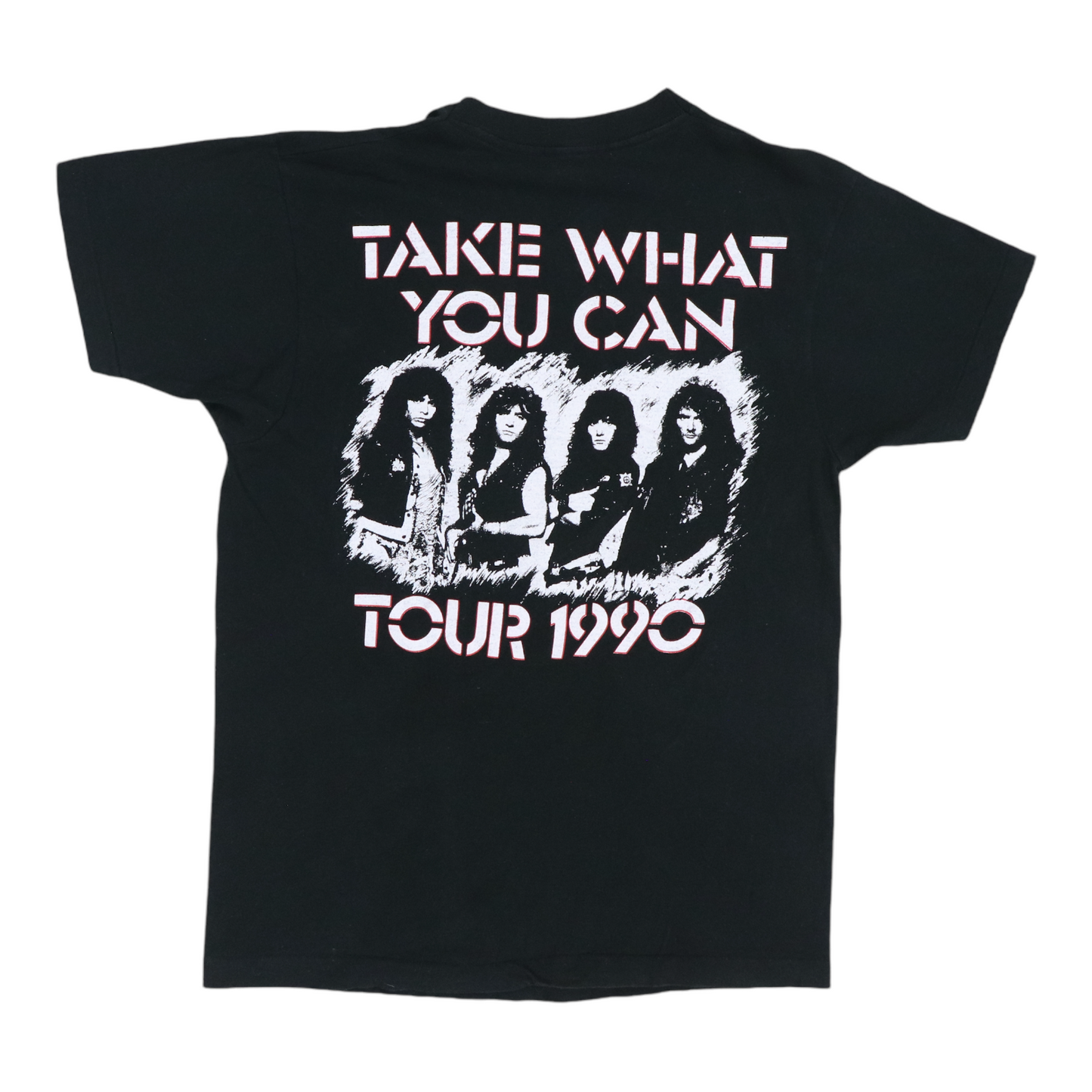 1990 XYZ Take What You Can Tour Shirt Back