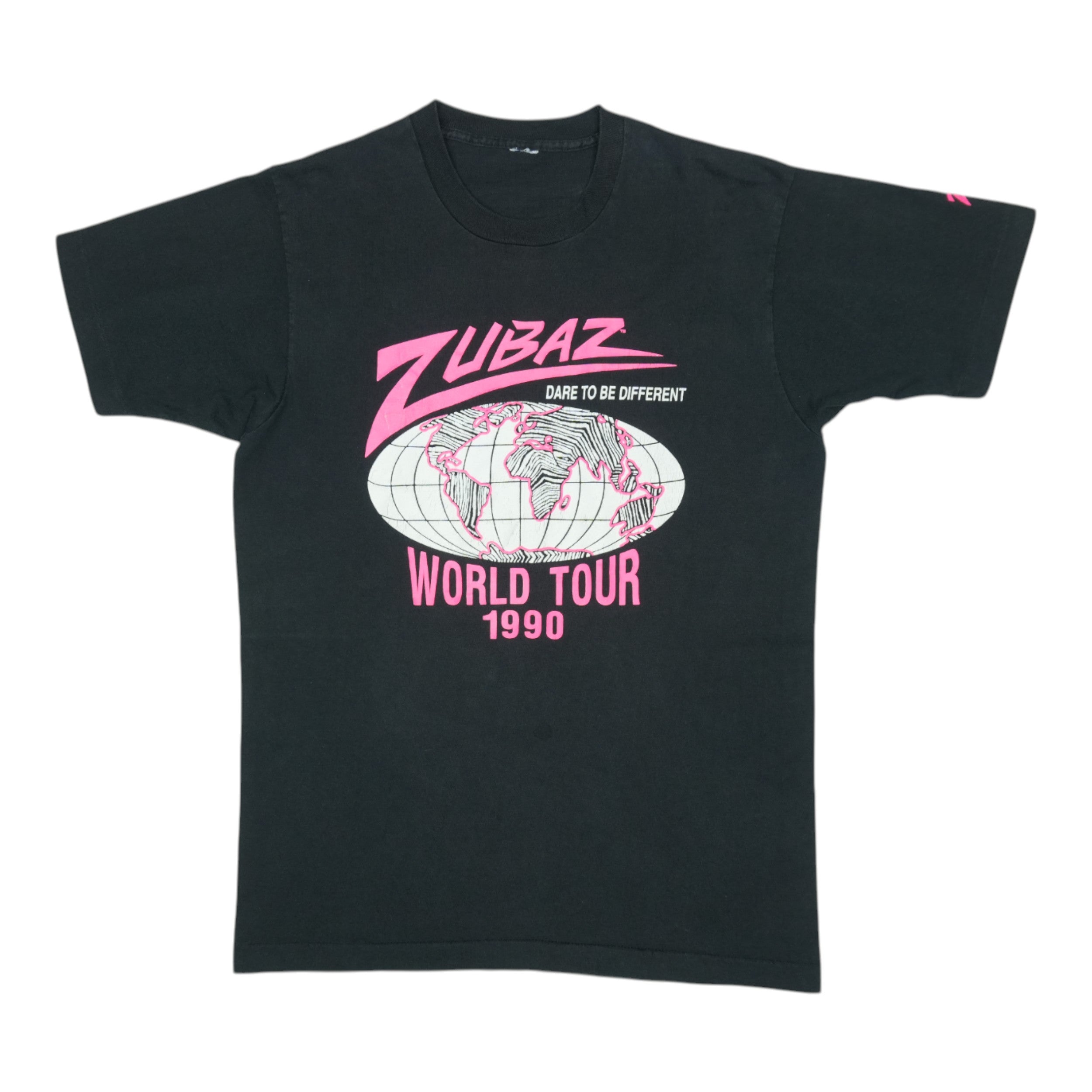 1990 Zubaz World Tour Shirt | Authentic Vintage Tee – WyCo Vintage