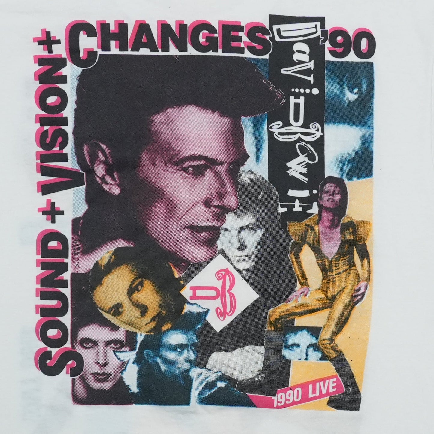 1990 David Bowie Sound + Vision World Tour Shirt Detail 5