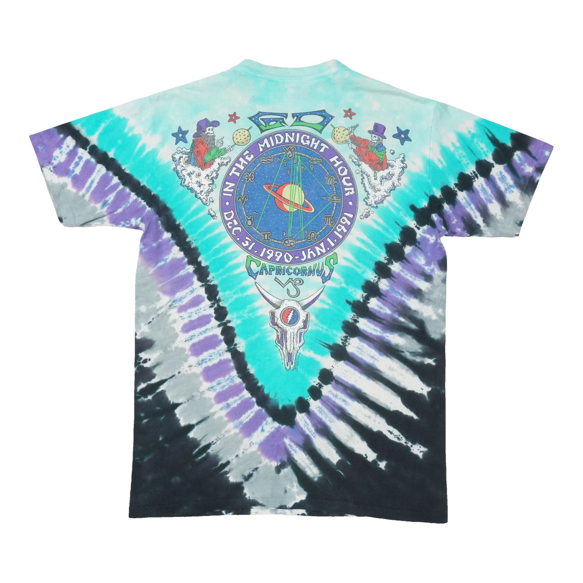 1990 Grateful Dead New Years Eve Tie Dye Shirt