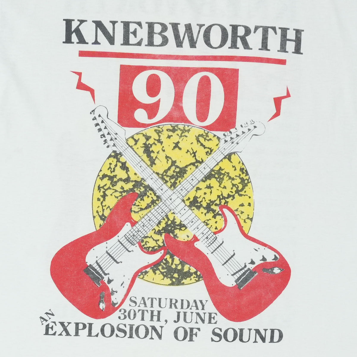 1990 Knebworth 90 Explosion Of Sound Shirt
