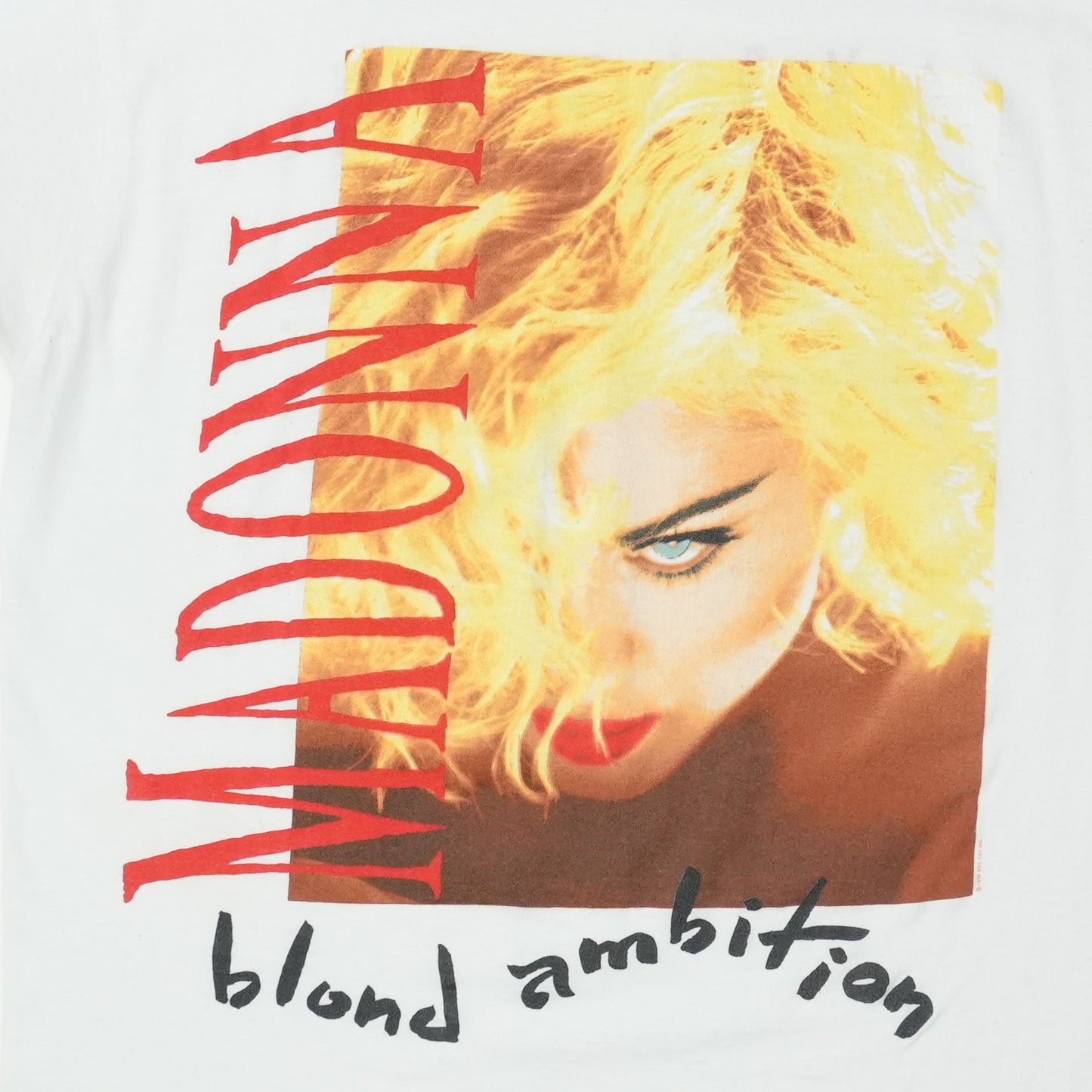 1990 Madonna Blond Ambition World Tour Shirt