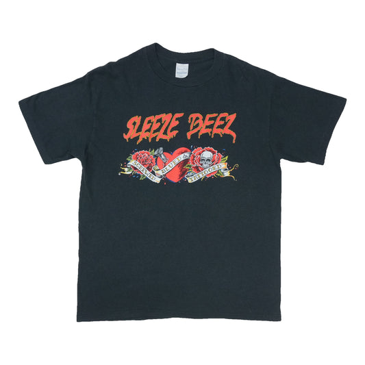 1990 Sleeze Beez Screwed Blued Tattooed Shirt
