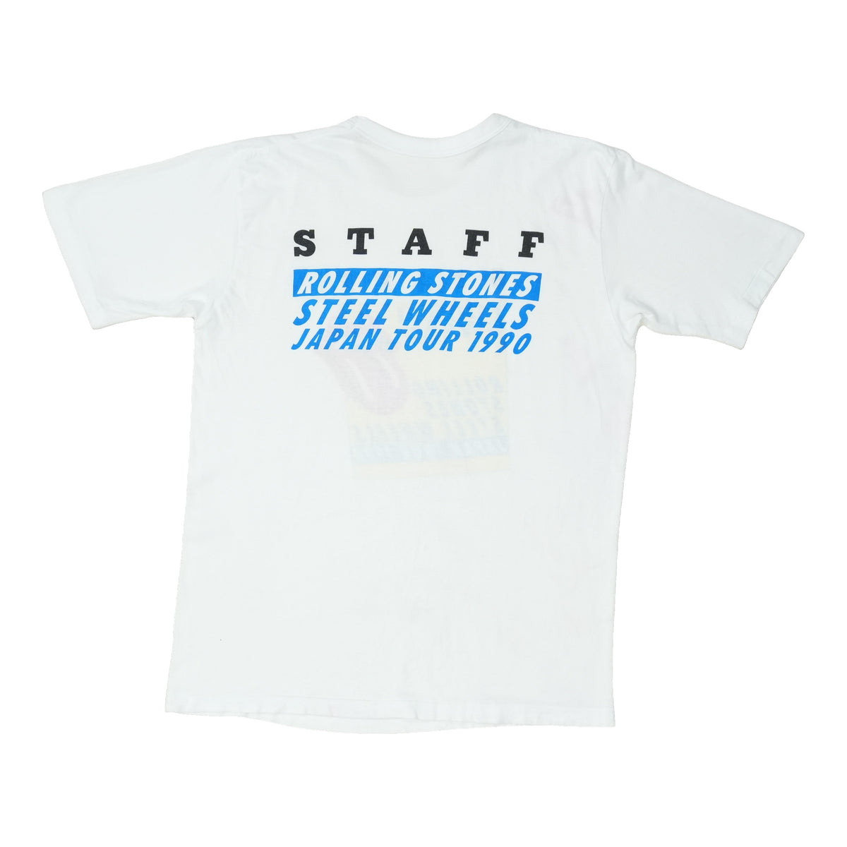 1990 The Rolling Stones Steel Wheels Japan Tour Staff Shirt