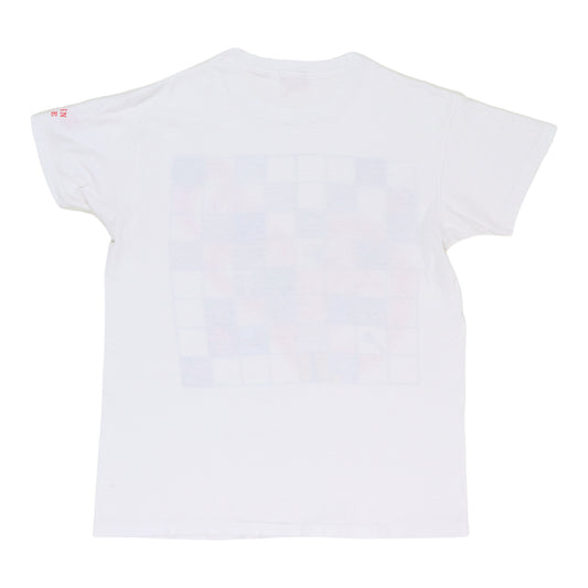 1990 Chicago Hearts In Trouble Shirt Back