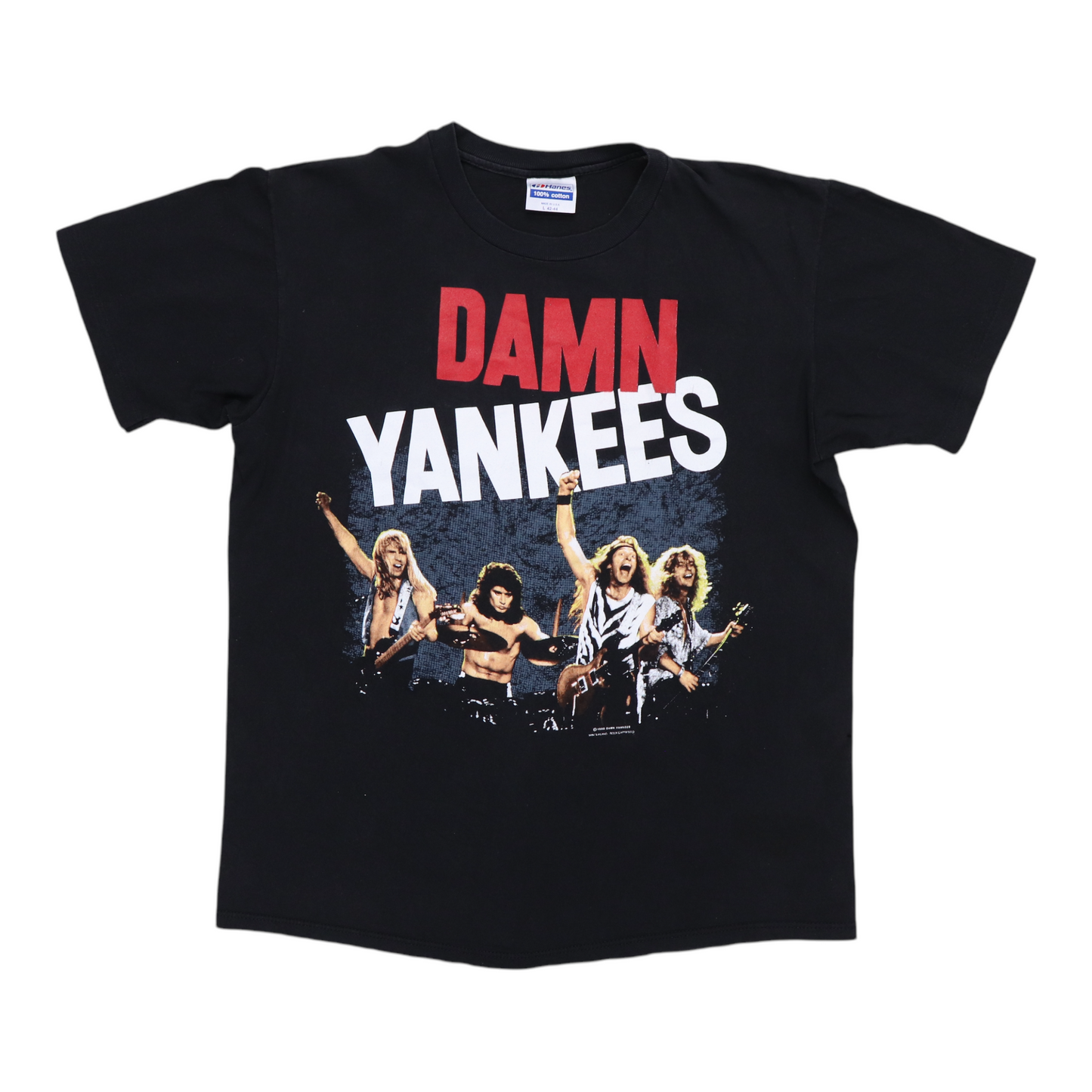 1990 Damn Yankees Yanked World Tour Shirt