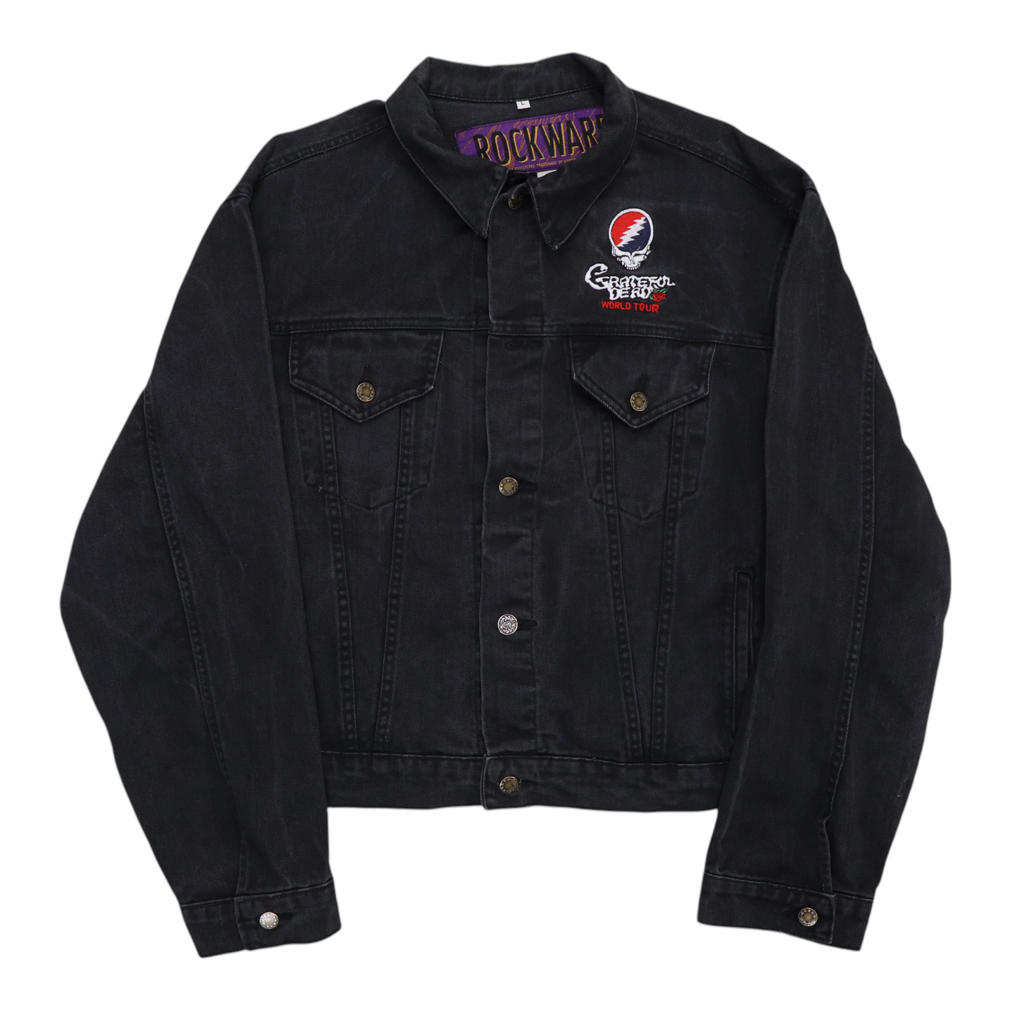 1990 Grateful Dead Twenty Five Years Tour Denim Jacket