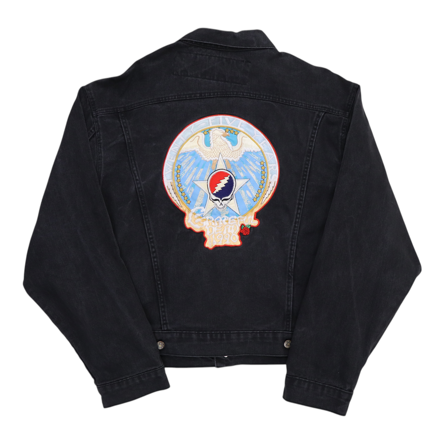 1990 Grateful Dead Twenty Five Years Tour Denim Jacket