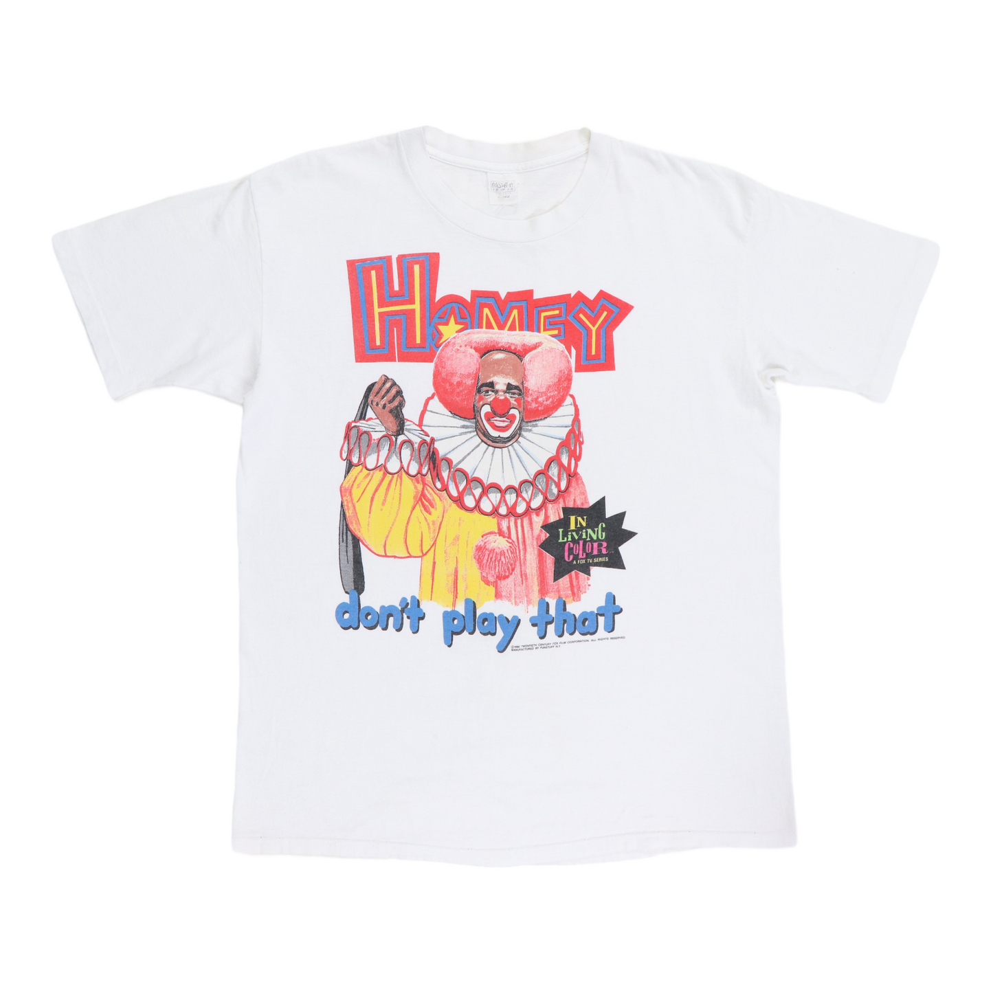 1990 Homey The Clown Don’t Play That In Living Color Shirt
