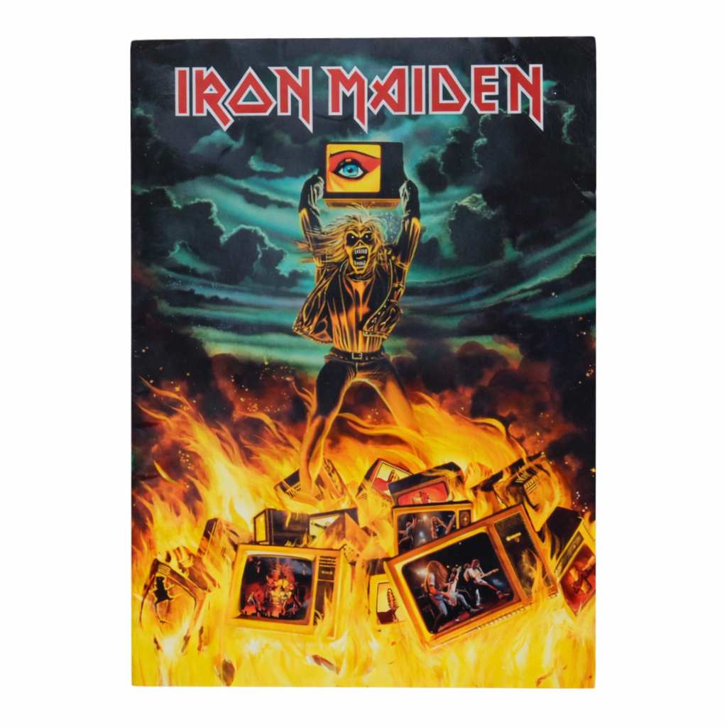1990 Iron Maiden No Prayer On The Road Tour Program