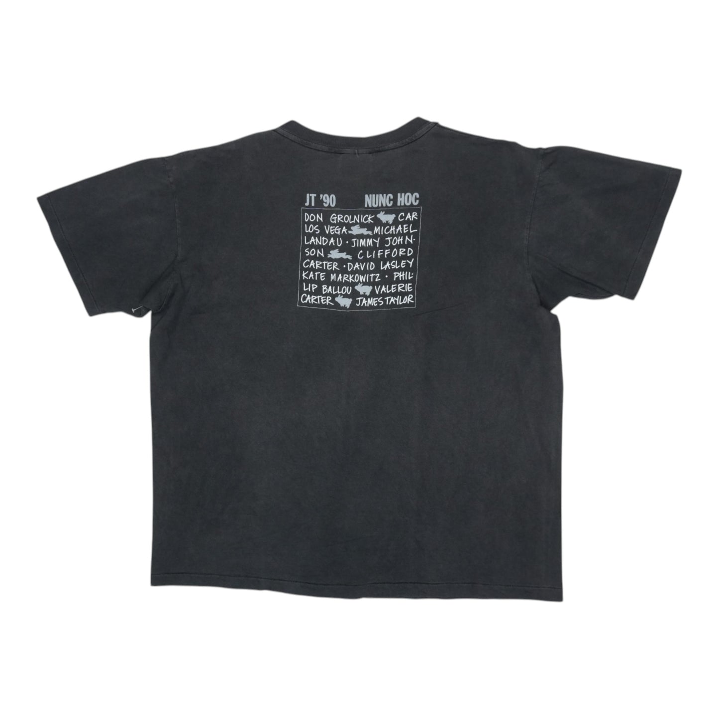 1990 James Taylor Nunc Hoc Tour Shirt