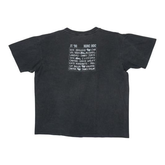 1990 James Taylor Nunc Hoc Tour Shirt Back