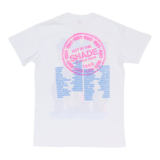 1990 Kiss Hot In The Shade Tour Shirt Back