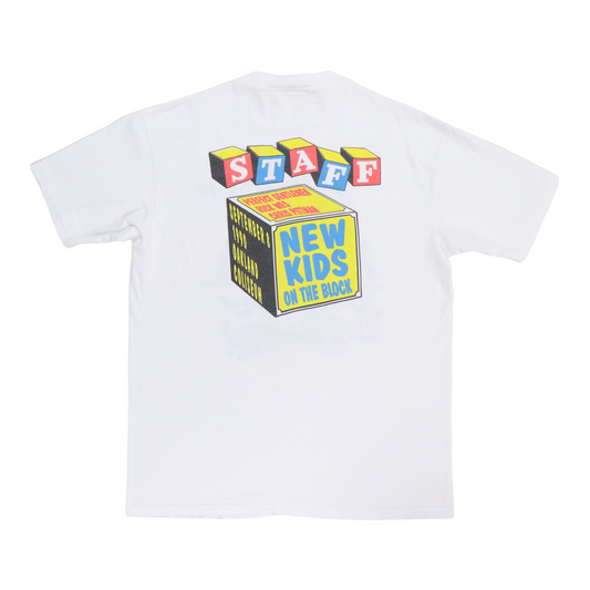 1990 New Kids On The Block Day On The Green Concert Shirt Back