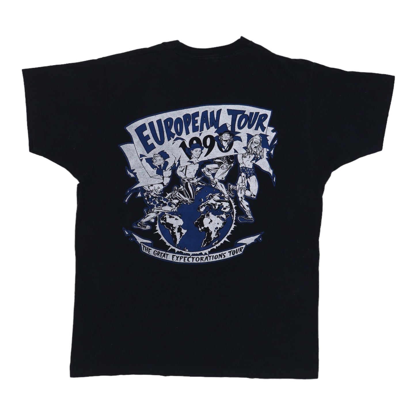1990 Red Hot Chili Peppers Mother's Milk European Tour Shirt Back