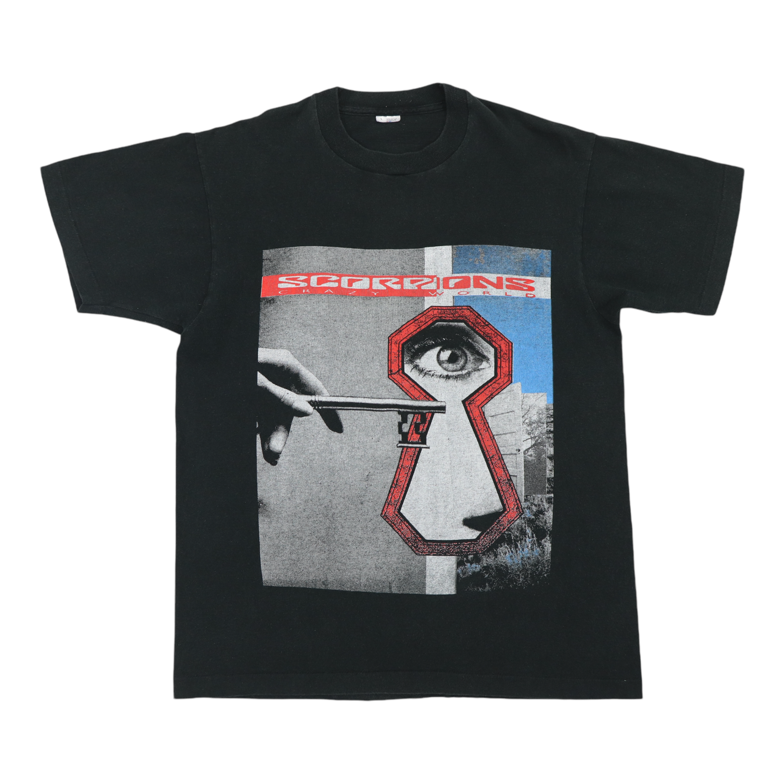 1990 Scorpions Crazy World Tour Shirt | Authentic Vintage Tee