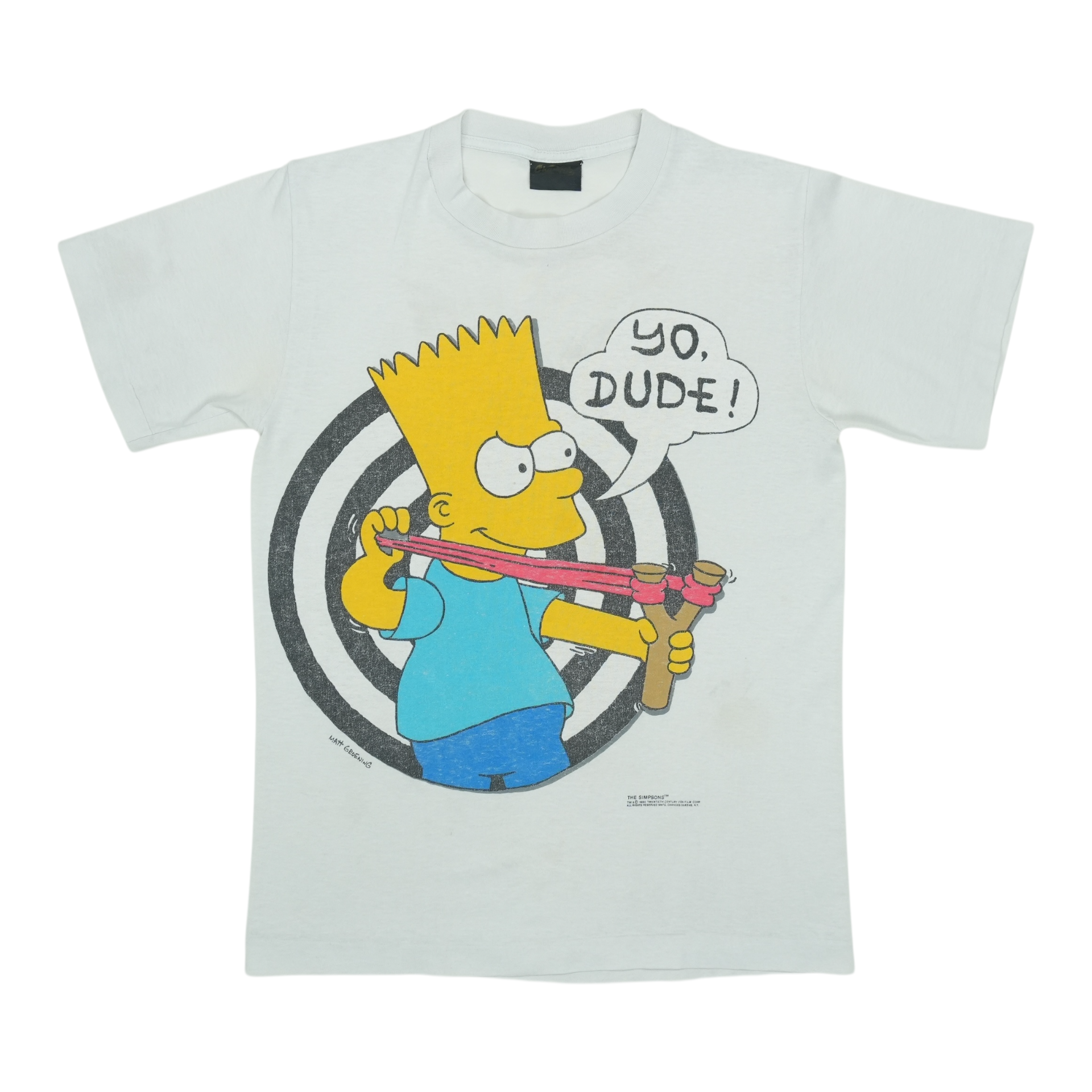 1990 The Simpsons Bart Simpson Yo Dude Shirt – WyCo Vintage