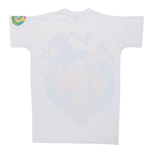 1990 The Simpsons Christmas Night Shirt Back