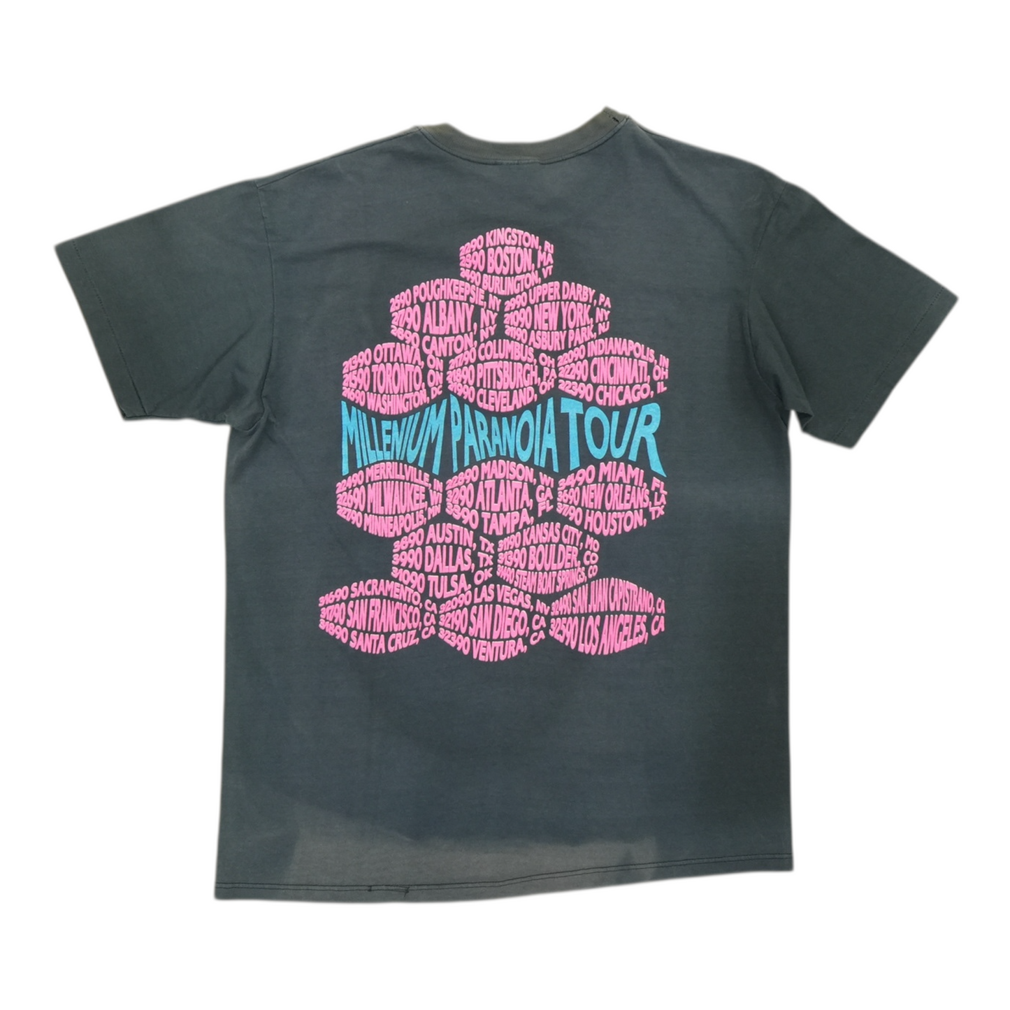 1990 Warren Zevon Paranoia Tour Shirt