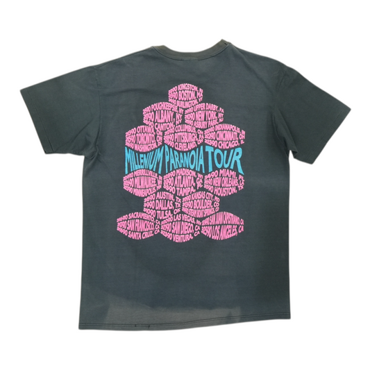 1990 Warren Zevon Paranoia Tour Shirt Back