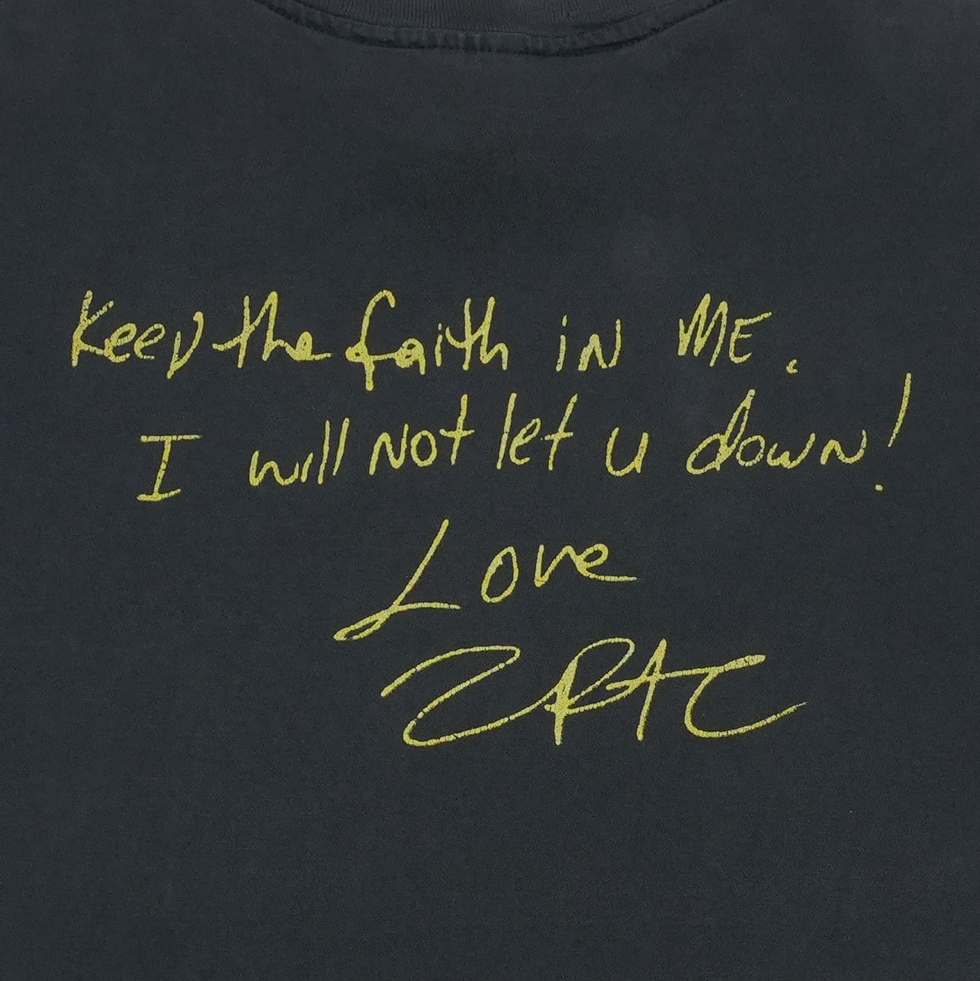 1990s 2Pac Me Against the World Shirt Detail 5