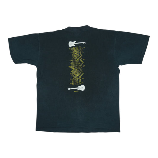1995 Santana Jeff Beck Tour Shirt Back