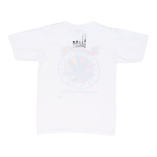1990s A Spliff A Day Keeps The Doctor Away Shirt Back