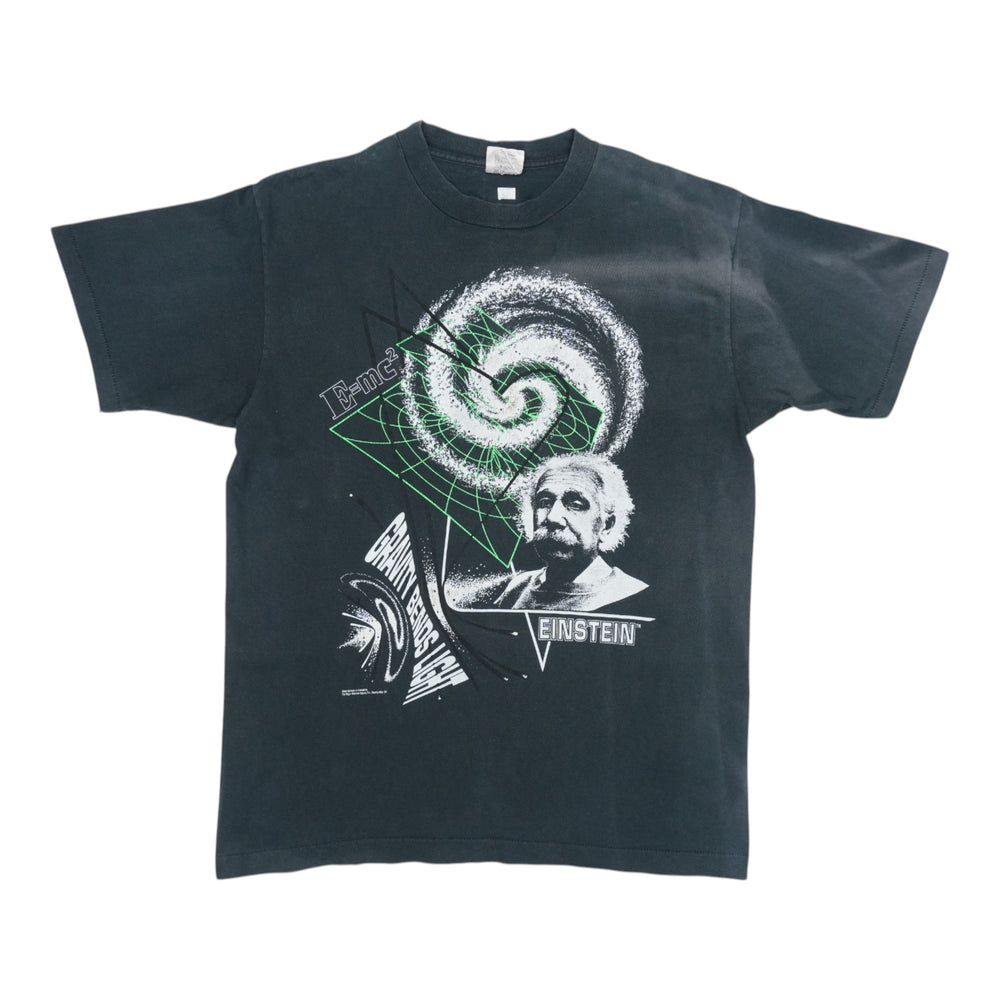 1990s Albert Einstein Gravity Bends Light Shirt