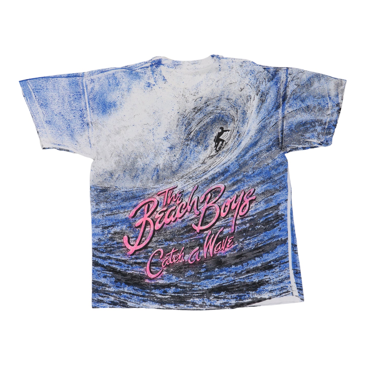 1990s Beach Boys Catch A Wave All Over Print Shirt