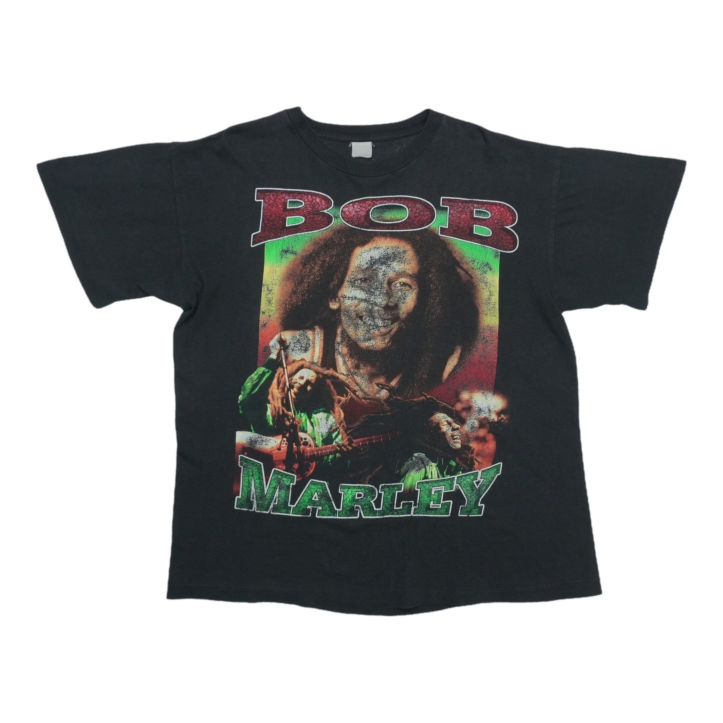 1990s Bob Marley Smile Jamaica Shirt Front