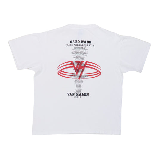 1990s Cabo Wabo Van Halen Shirt Back