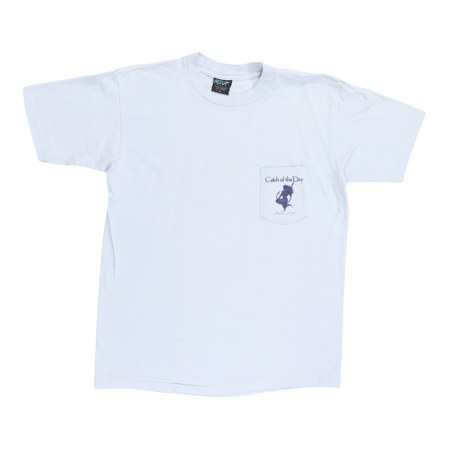 1990s Catch Of The Day Mermaid Aruba Shirt