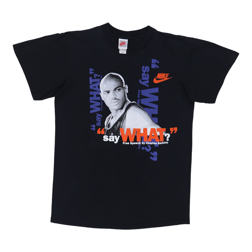 1990s Charles Barkley Free Speech Nike Shirt