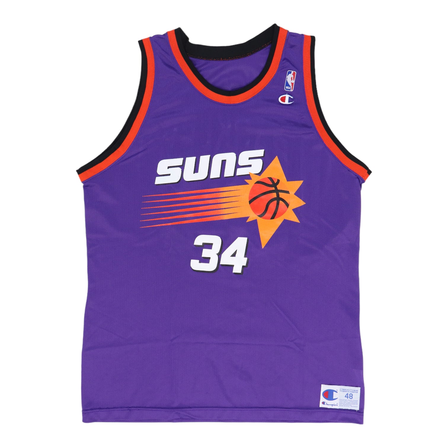 Champion Phoenix Suns jersey 34 Charles Barkley NBA purple home