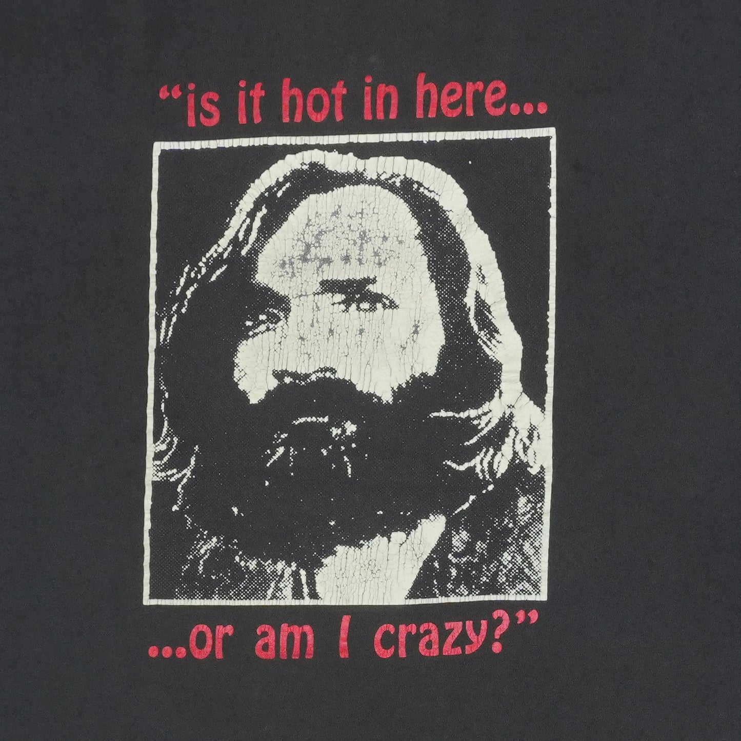 1990s Charles Manson glow in the dark Shirt Detail