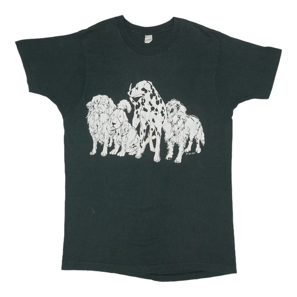 1990s Dogs Dalmatian Illustration Shirt