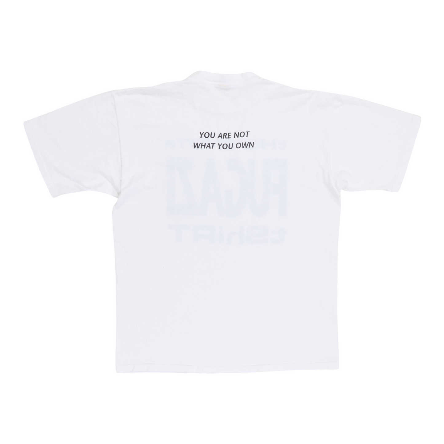1990s Fugazi You Are Not What You Own Shirt Back