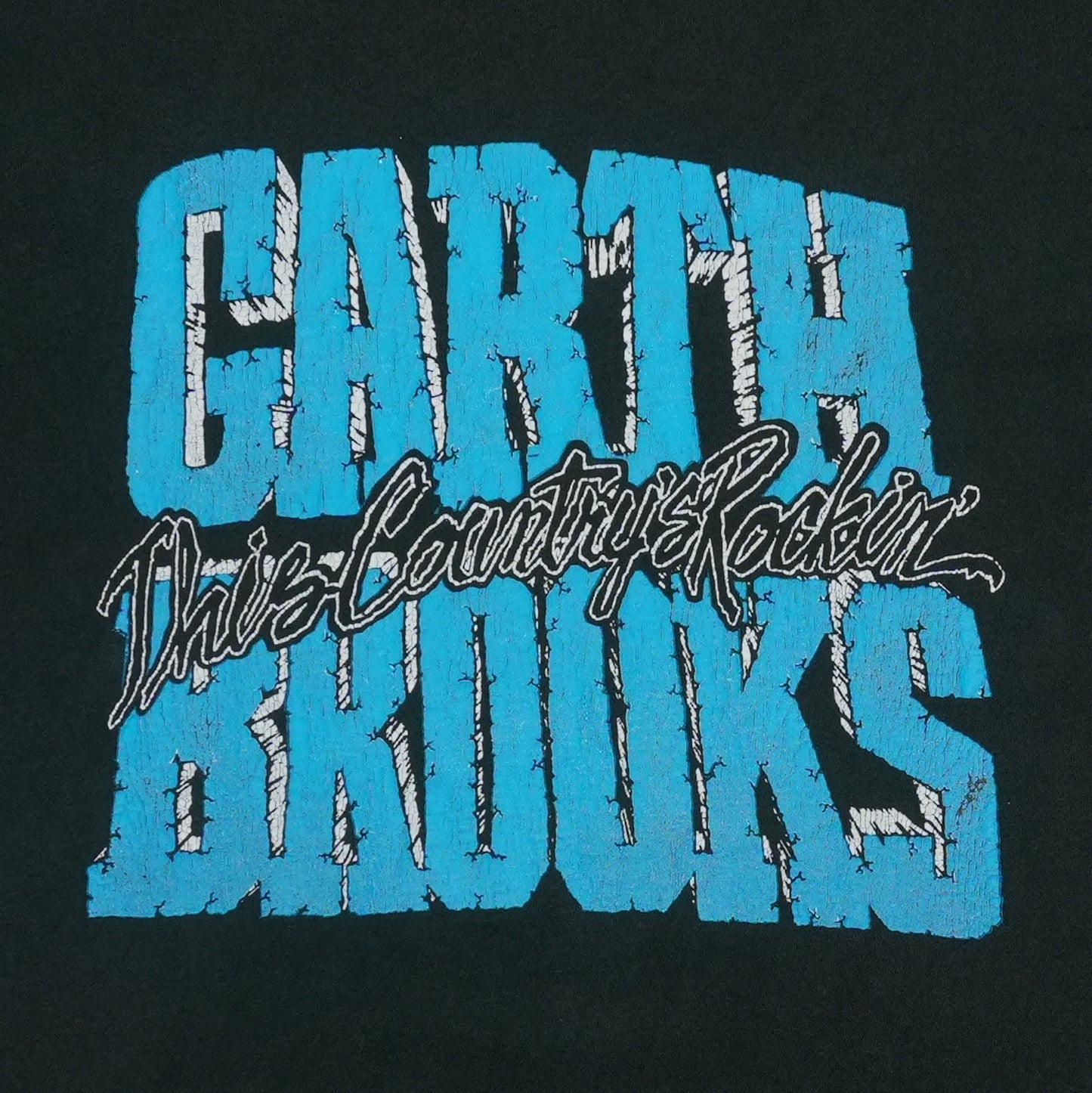 1990s Garth Brooks Friends In Low Places Shirt Detail 1