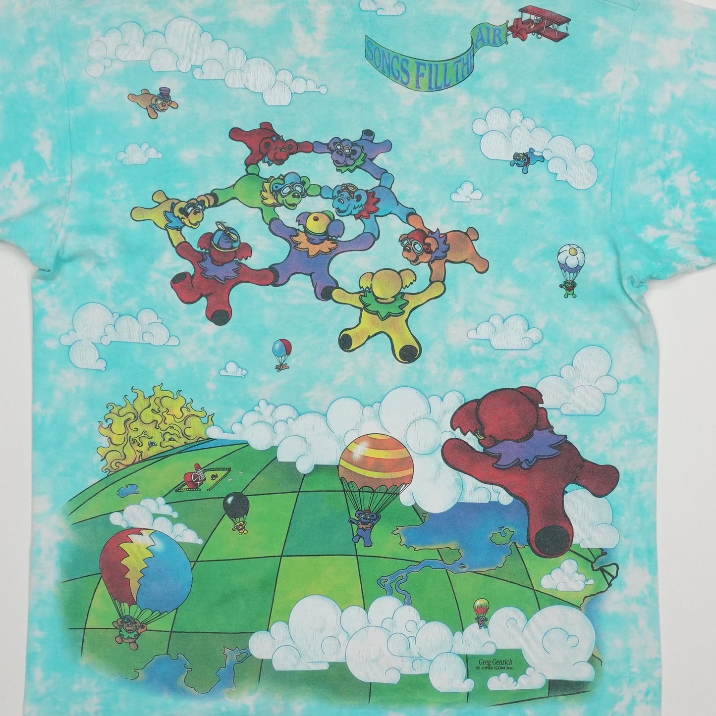 1990s Grateful Dead Parachuting Bears Shirt