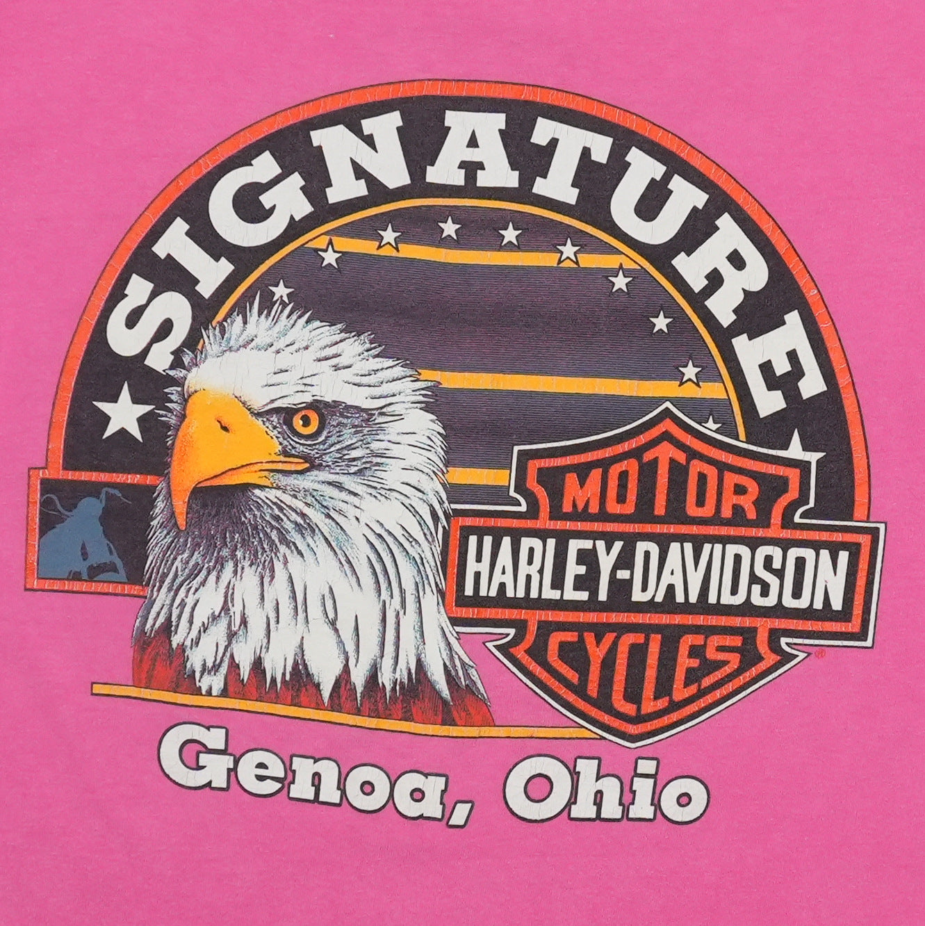 1990s Harley Davidson Panther Shirt Detail 5
