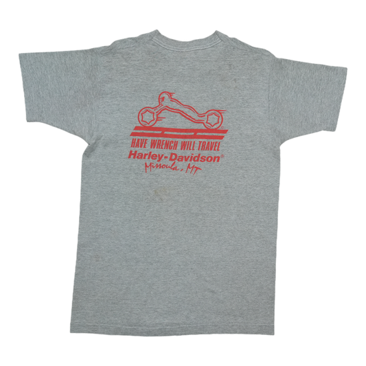1990s Harley Davidson Ride The Wild One Shirt Back